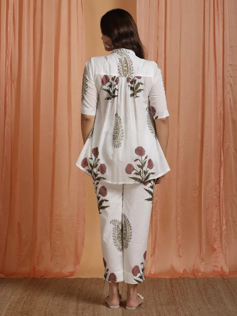 breathable summer cotton co-ord set for women